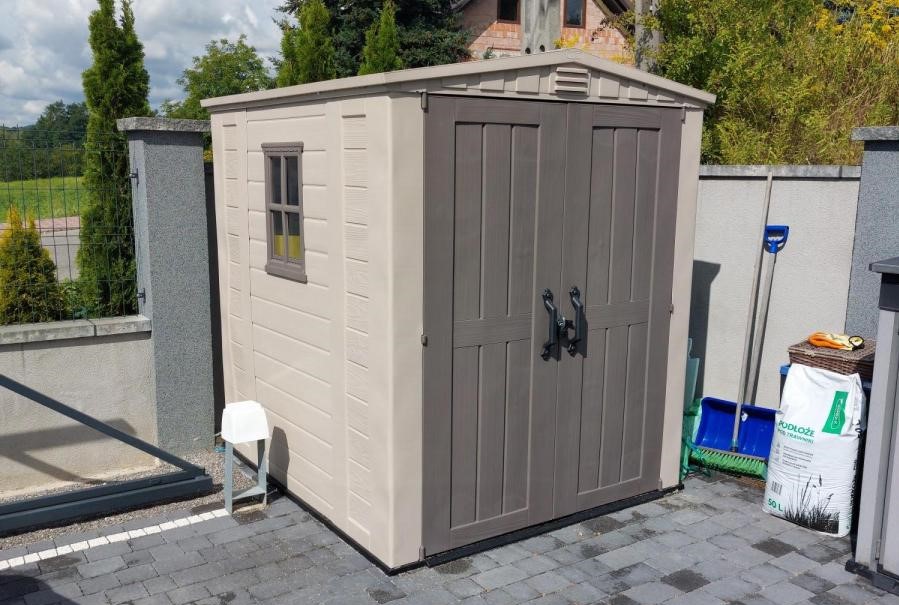 Keter Factor 6x6 căsuță de grădină cu uși duble (3,4m2)