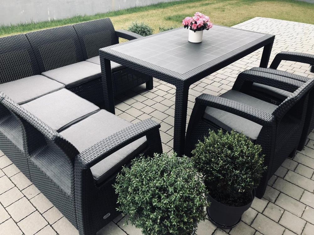 Mobilier de grădină din plastic Rellme