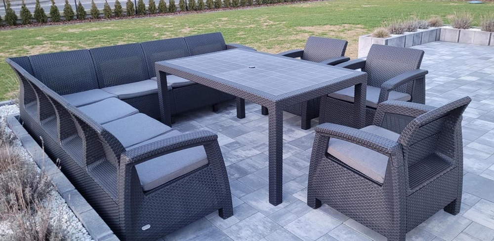 Mobilier de grădină din plastic Rellme