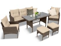 Set gradina/terasa Perata Dining 7pers. Maro
