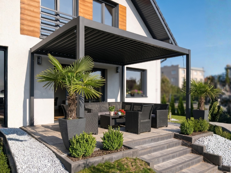 Pergole Nefir z ruchomymi lamelami