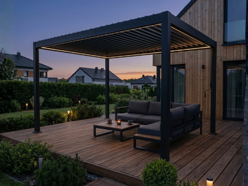 Pergole Nefir z oświetleniem LED